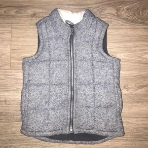 Grey Puffer Vest